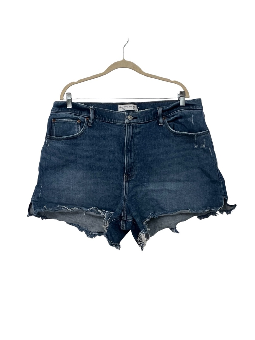 Abercrombie and Fitch Curve Love The 4 Inch Mom Short High Rise Size 34 18